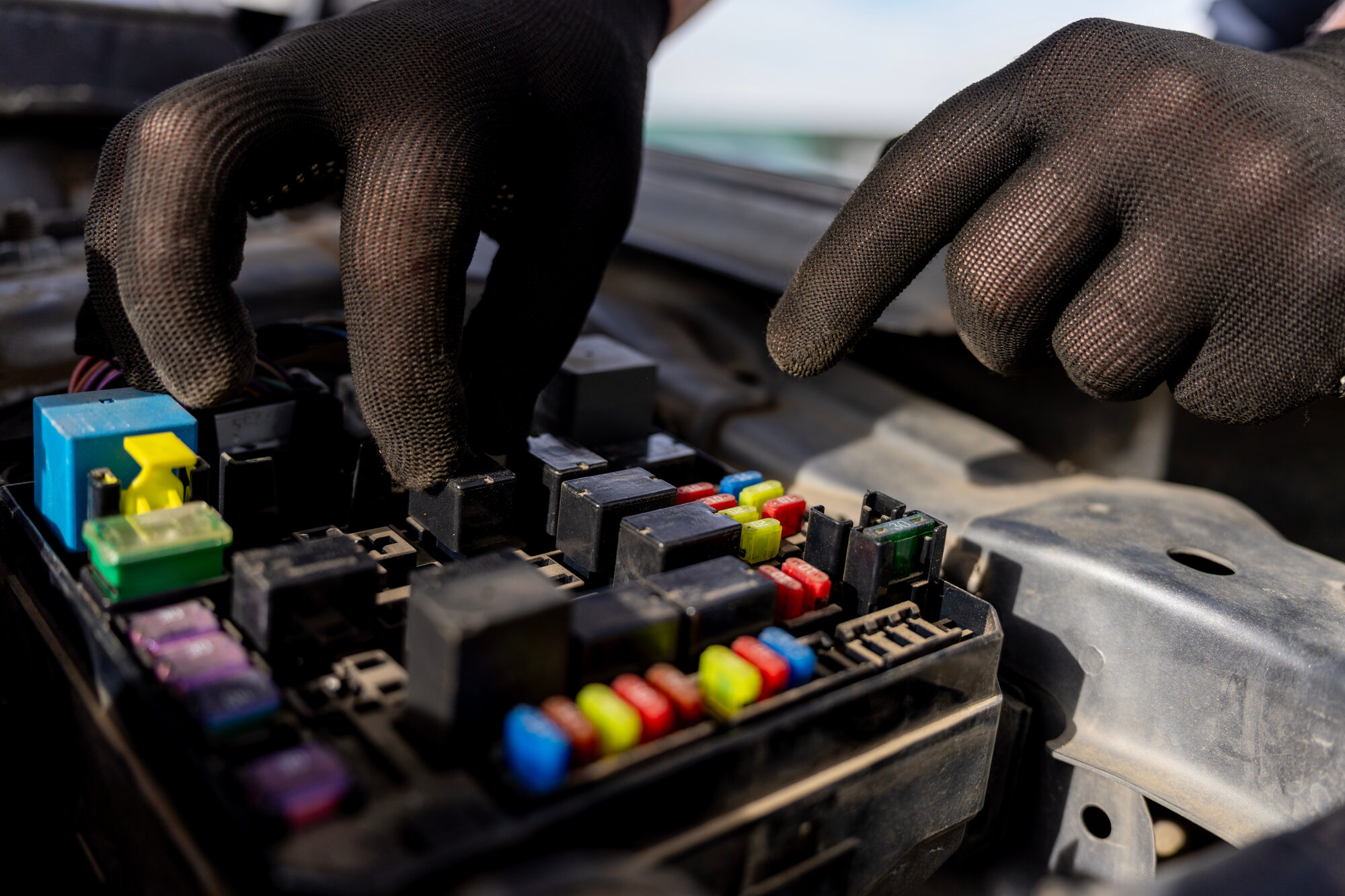 Electrical and wiring diagnostic work at Palm Beach Dyno