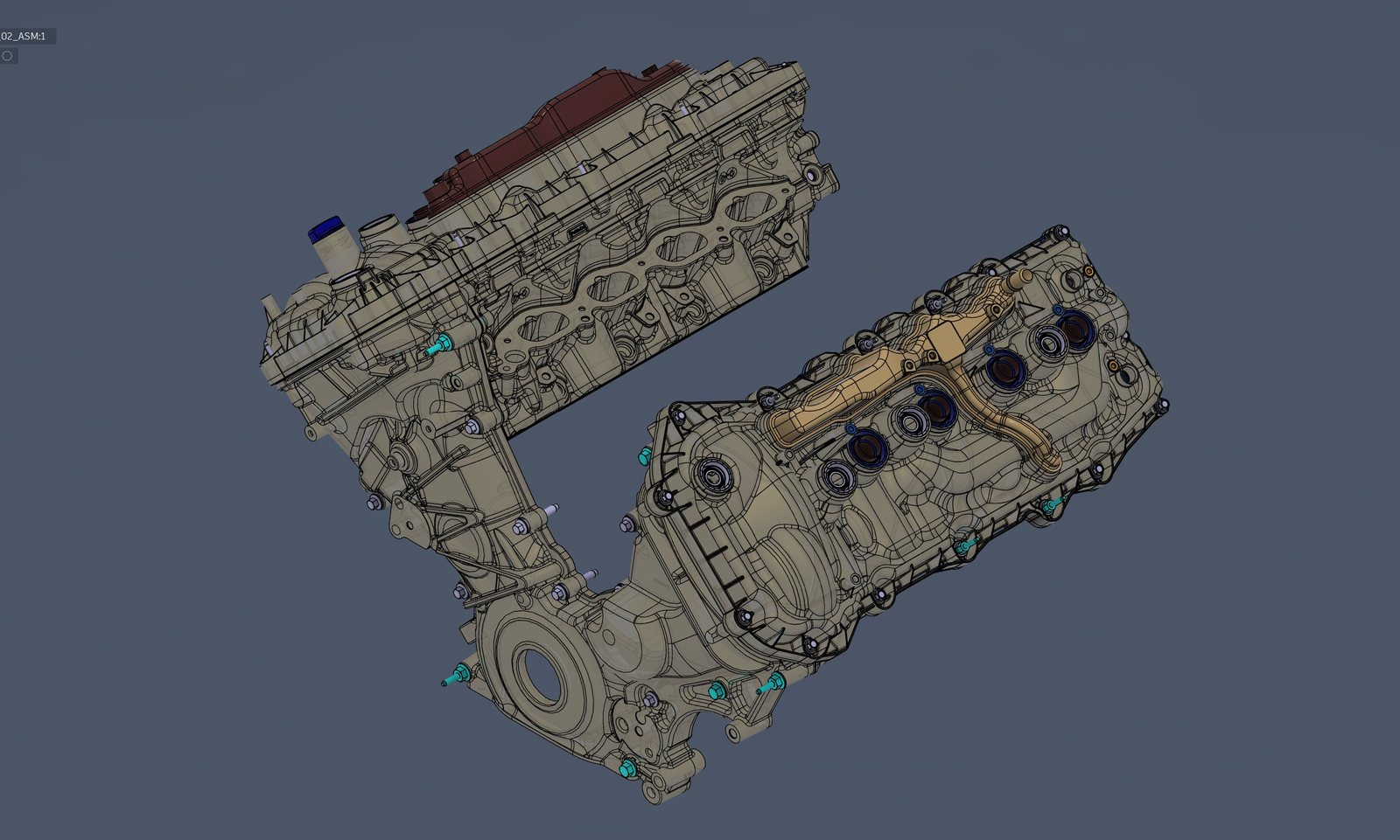 CAD model of a custom engine component developed at Palm Beach Dyno